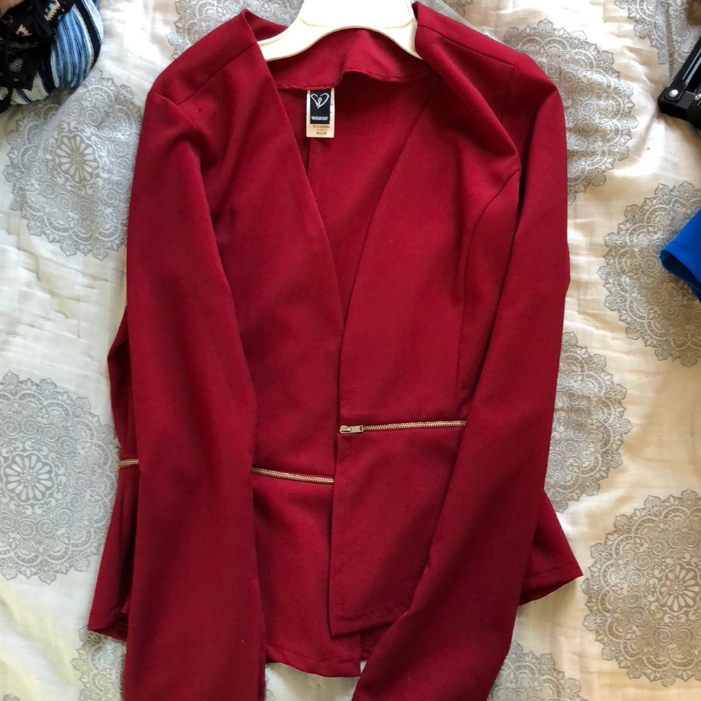 Red blazer